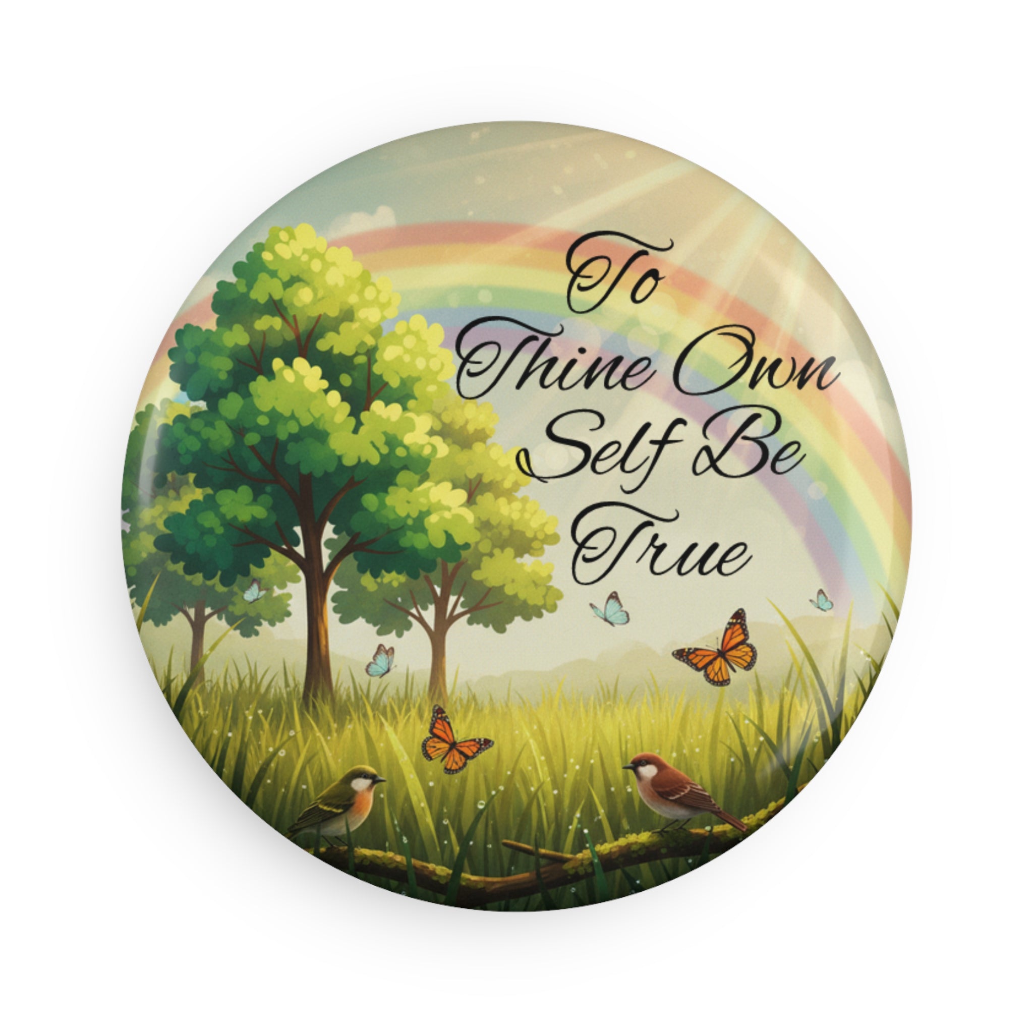 "To Thine Own Self Be True" Affirmation Magnet