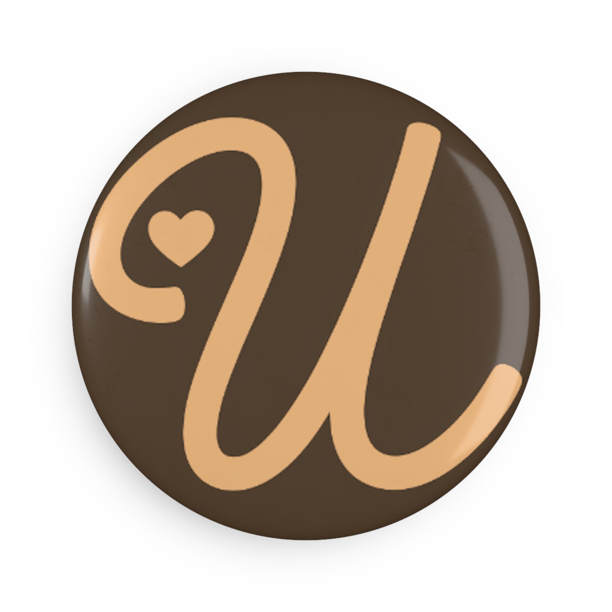 Love U Affirmation Magnet- Soft Peach Self-Love Reminder