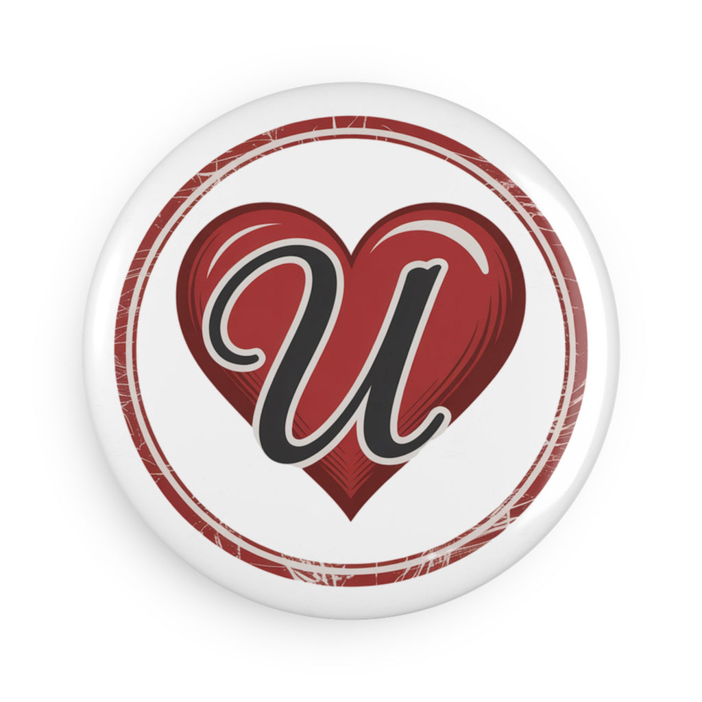 Luxe "Love U" Heart Affirmation Magnet - Daily Self-Love Reminder